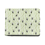 Cute Panda And Bamboo Pattern Print Bifold Wallet
