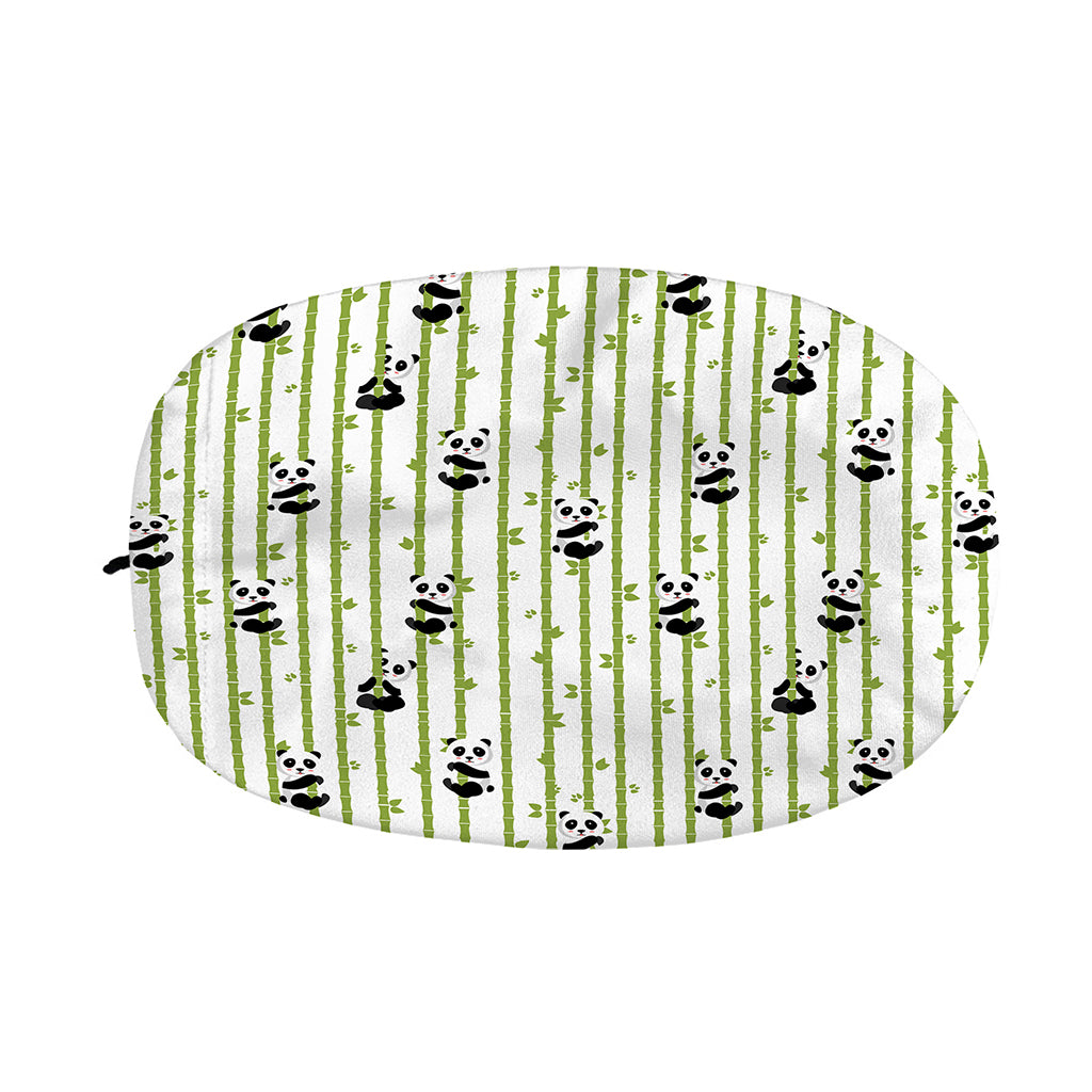 Cute Panda And Bamboo Pattern Print Car Side Mirror Covers