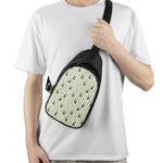 Cute Panda And Bamboo Pattern Print Chest Bag