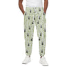 Cute Panda And Bamboo Pattern Print Cotton Pants