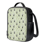 Cute Panda And Bamboo Pattern Print Crossbody Lunch Bag