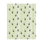 Cute Panda And Bamboo Pattern Print Curtain