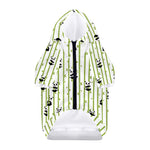 Cute Panda And Bamboo Pattern Print Dog Zip Up Hoodie