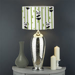 Cute Panda And Bamboo Pattern Print Drum Lamp Shade