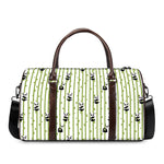 Cute Panda And Bamboo Pattern Print Duffle Bag