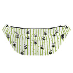 Cute Panda And Bamboo Pattern Print Fanny Pack