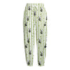 Cute Panda And Bamboo Pattern Print Fleece Lined Knit Pants