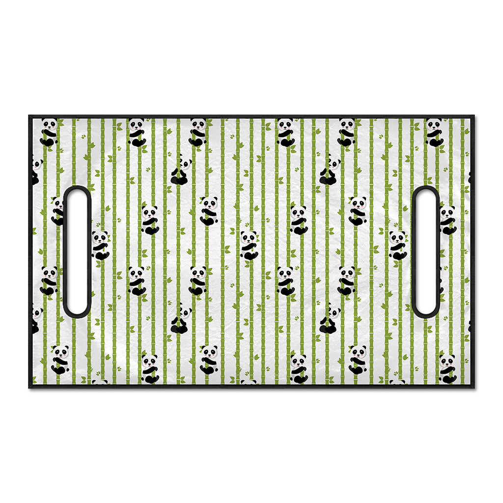 Cute Panda And Bamboo Pattern Print Golf Cart Seat Cover