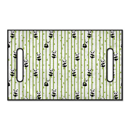 Cute Panda And Bamboo Pattern Print Golf Cart Seat Cover