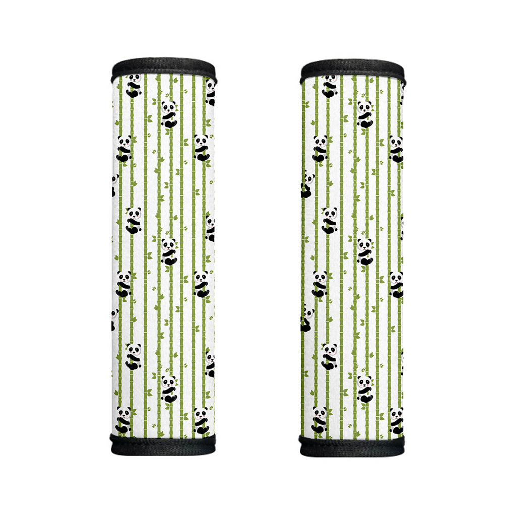 Cute Panda And Bamboo Pattern Print Handle Covers