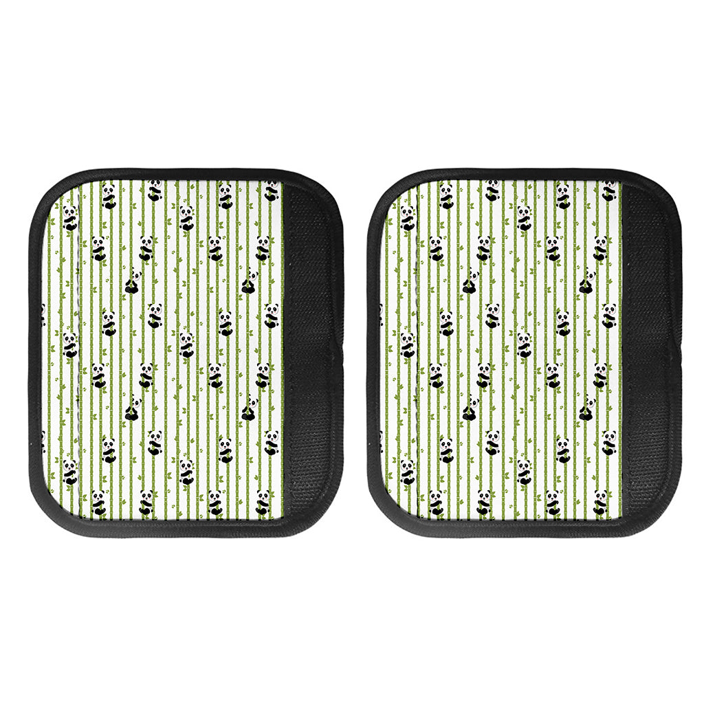 Cute Panda And Bamboo Pattern Print Handle Covers