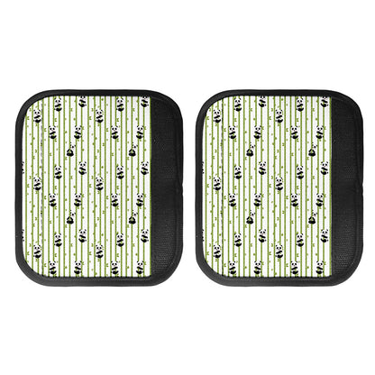 Cute Panda And Bamboo Pattern Print Handle Covers