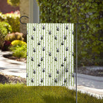 Cute Panda And Bamboo Pattern Print House Flag