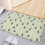 Cute Panda And Bamboo Pattern Print Indoor Door Mat