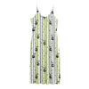 Cute Panda And Bamboo Pattern Print Jersey Midi Cami Dress