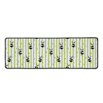 Cute Panda And Bamboo Pattern Print Long Kitchen Mat