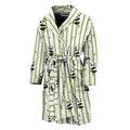 Cute Panda And Bamboo Pattern Print Men's Bathrobe