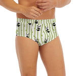 Cute Panda And Bamboo Pattern Print Men's Briefs