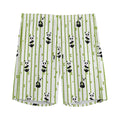 Cute Panda And Bamboo Pattern Print Men's Athletic Shorts