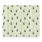 Cute Panda And Bamboo Pattern Print Mouse Pad