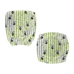 Cute Panda And Bamboo Pattern Print Office Chair Cover