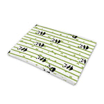 Cute Panda And Bamboo Pattern Print Pet Cooling Mat Cover
