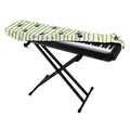 Cute Panda And Bamboo Pattern Print Piano Keyboard Cover