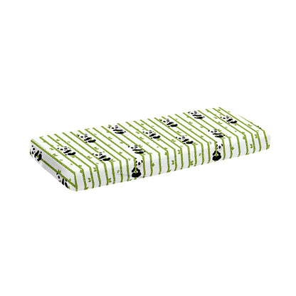 Cute Panda And Bamboo Pattern Print Piano Keyboard Cover