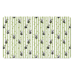 Cute Panda And Bamboo Pattern Print Polyester Doormat
