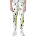 Cute Panda And Bamboo Pattern Print Joggers