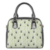 Cute Panda And Bamboo Pattern Print Shoulder Handbag