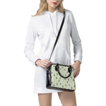 Cute Panda And Bamboo Pattern Print Shoulder Handbag