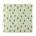 Cute Panda And Bamboo Pattern Print Silk Bandana