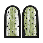 Cute Panda And Bamboo Pattern Print Skillet Handle Cover
