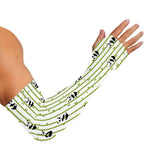 Cute Panda And Bamboo Pattern Print Sun Protection Arm Sleeves