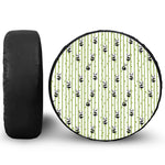 Cute Panda And Bamboo Pattern Print Tire Cover