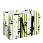 Cute Panda And Bamboo Pattern Print Utility Tote Bag