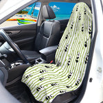 Cute Panda And Bamboo Pattern Print Waterproof Car Seat Cover