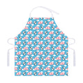 Cute Panda And Parachute Pattern Print Adjustable Apron