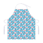 Cute Panda And Parachute Pattern Print Adjustable Apron