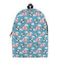 Cute Panda And Parachute Pattern Print School Backpack
