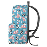 Cute Panda And Parachute Pattern Print Backpack