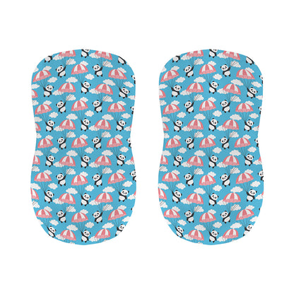 Cute Panda And Parachute Pattern Print Bar Stool Covers
