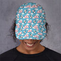 Cute Panda And Parachute Pattern Print Baseball Cap