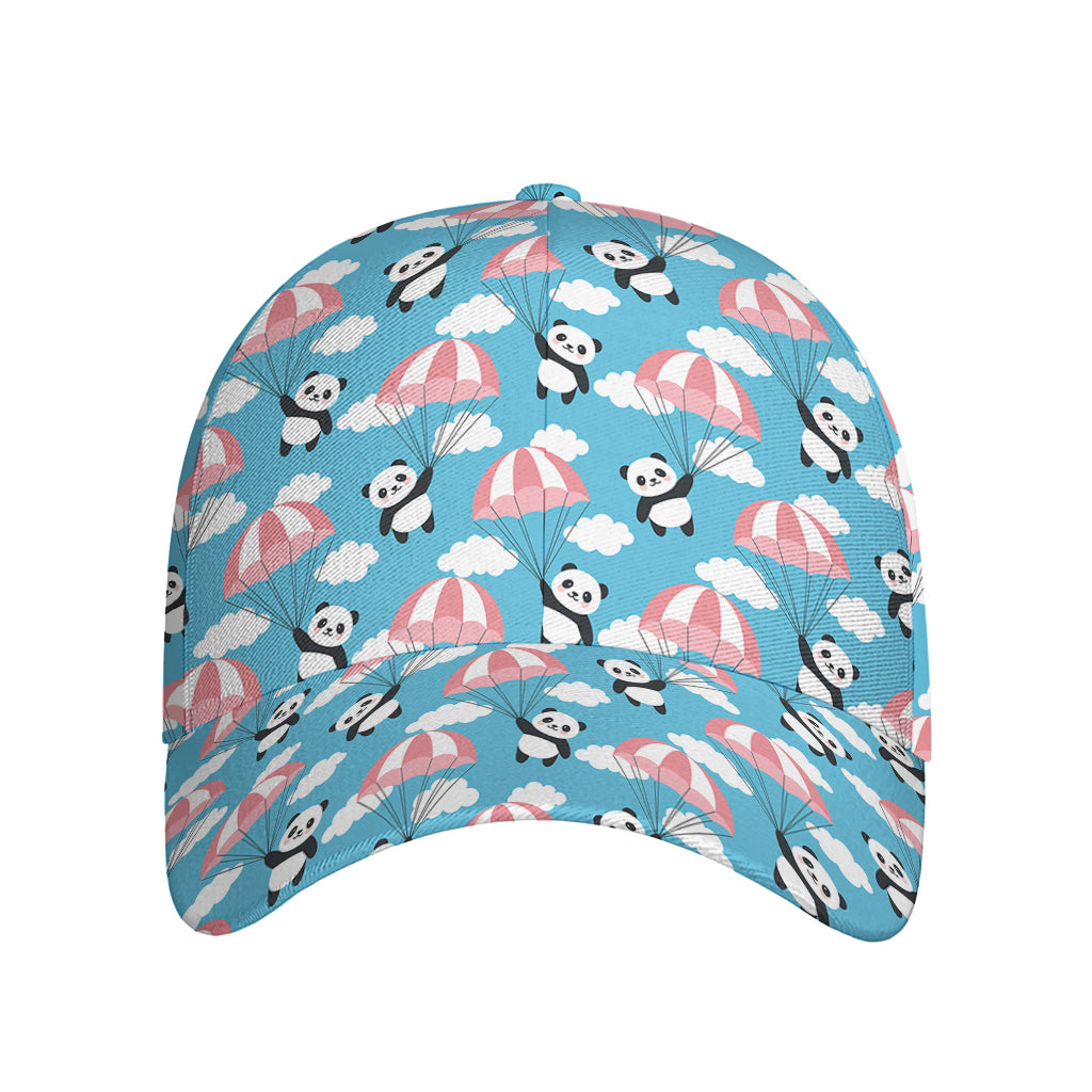 Cute Panda And Parachute Pattern Print Baseball Cap