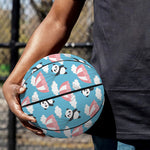 Cute Panda And Parachute Pattern Print Basketball