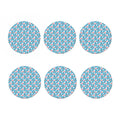 Cute Panda And Parachute Pattern Print Coaster Set