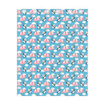 Cute Panda And Parachute Pattern Print Curtain