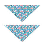 Cute Panda And Parachute Pattern Print Dog Bandana