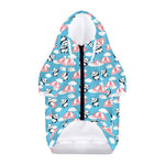 Cute Panda And Parachute Pattern Print Dog Zip Up Hoodie